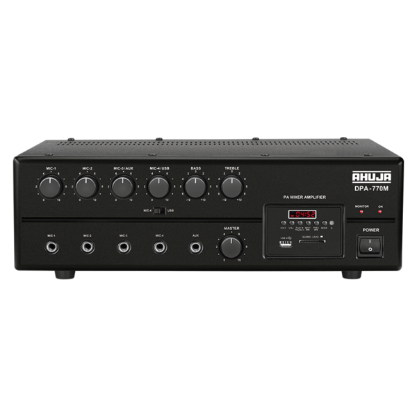 Ahuja DPA-770M 75W PA Mixer Amplifier with Bluetooth & USB