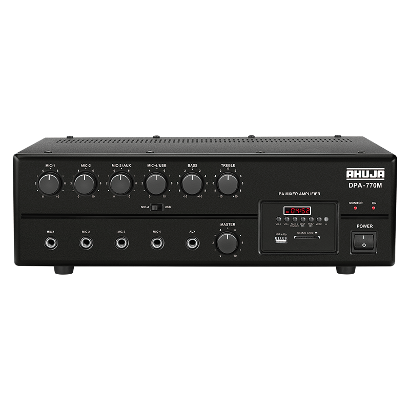 Ahuja DPA-770M 75W PA Mixer Amplifier with Bluetooth & USB