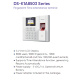 Hikvision DS-K1A8503 Fingerprint Time Attendance Terminal