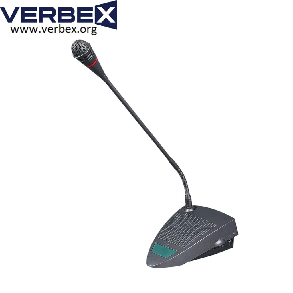 Verbex VT-801D Conference Delegate Microphone with Built-in Speaker
